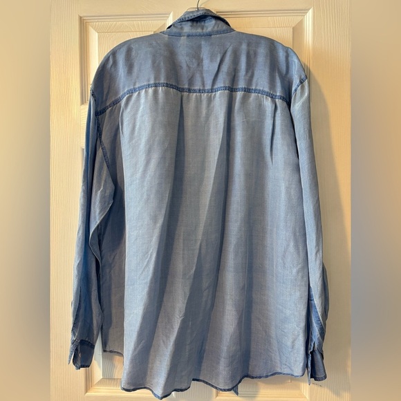 Vintage PASHA 100% Silk Button Down - Picture 5 of 7